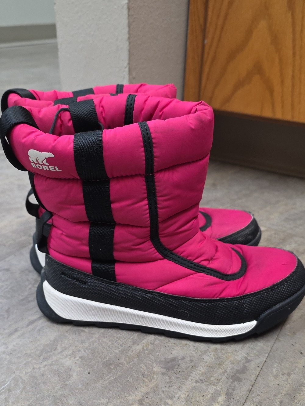 Sorel Kids Bright Pink Winter Pull-On Boots